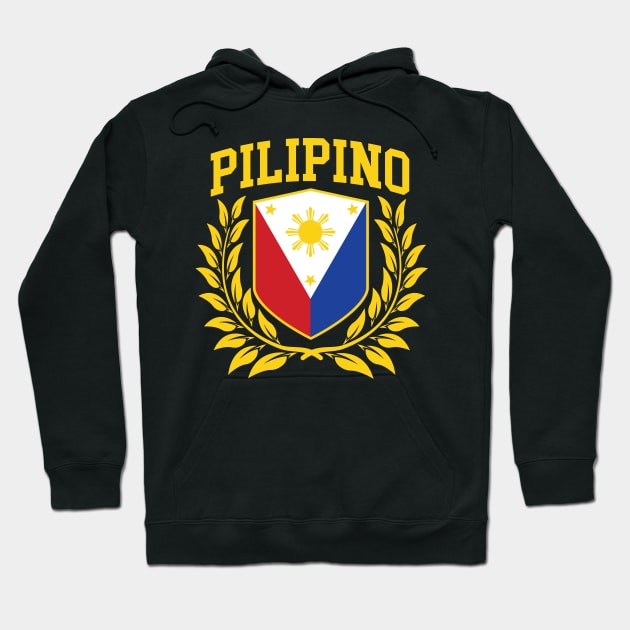 Pilipino Shield and Crest Hoodie by Vector Deluxe